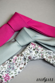 Fuchsiová slim kravata - šířka 5 cm