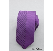 Pánská kravata fialová půlená - šířka 5 cm