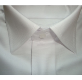 Bílá svatební košile na manžetové knoflíčky ANREDE - 39/194