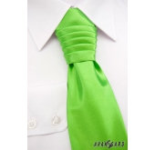 Výrazná zelená svatební kravata regata - uni