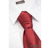 Bordó francouzská svatební kravata jednobarevná - uni